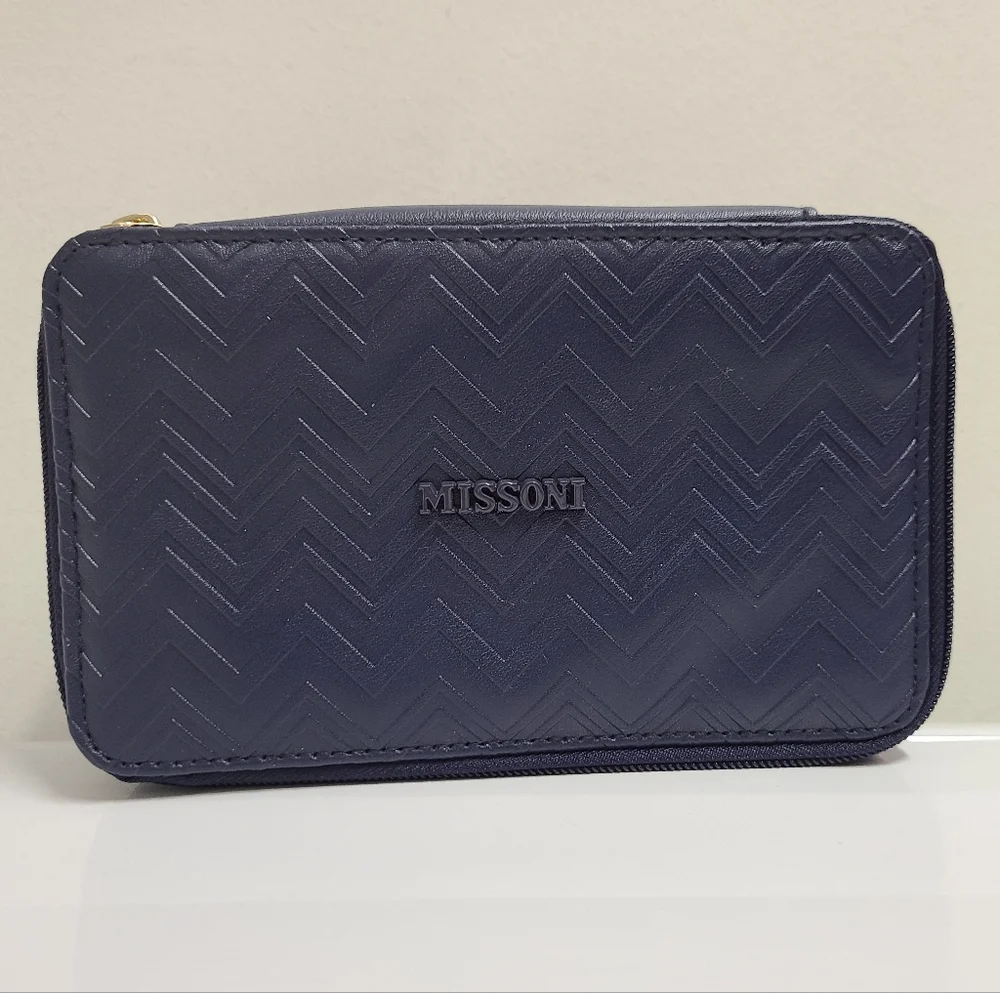 Missoni x Delta One Exclusive Blue Zigzag Accessory Case